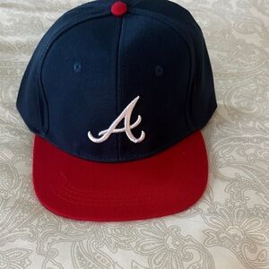 Atlanta Braves Navy and Red Baseball Cap -never worn